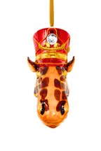 KRG Giraffe Head Polish Glass Ornament - Che Cose Belle