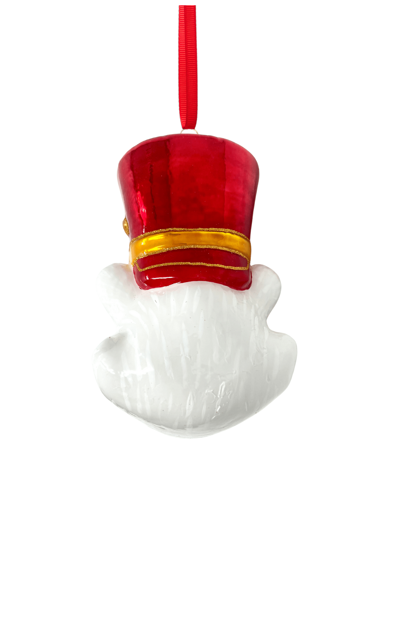 KRG Polar Bear Head Polish Glass Ornament - Che Cose Belle
