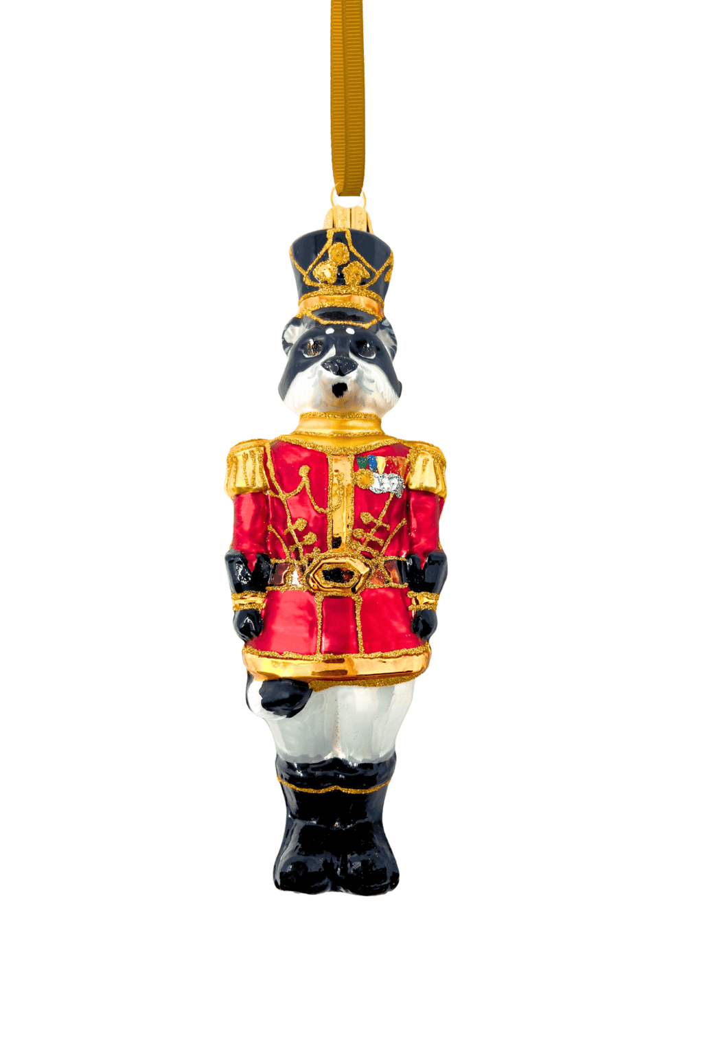 KRG Raccoon Polish Glass Ornament - Che Cose Belle