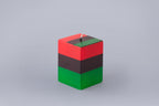 Kwanzaa Painted Candle Cube - Che Cose Belle