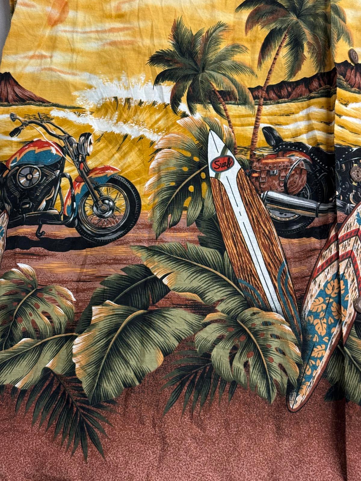 KY's Hawaiian Shirt Mens - Biker / Motorcycle Made in Hawaii - Che Cose Belle
