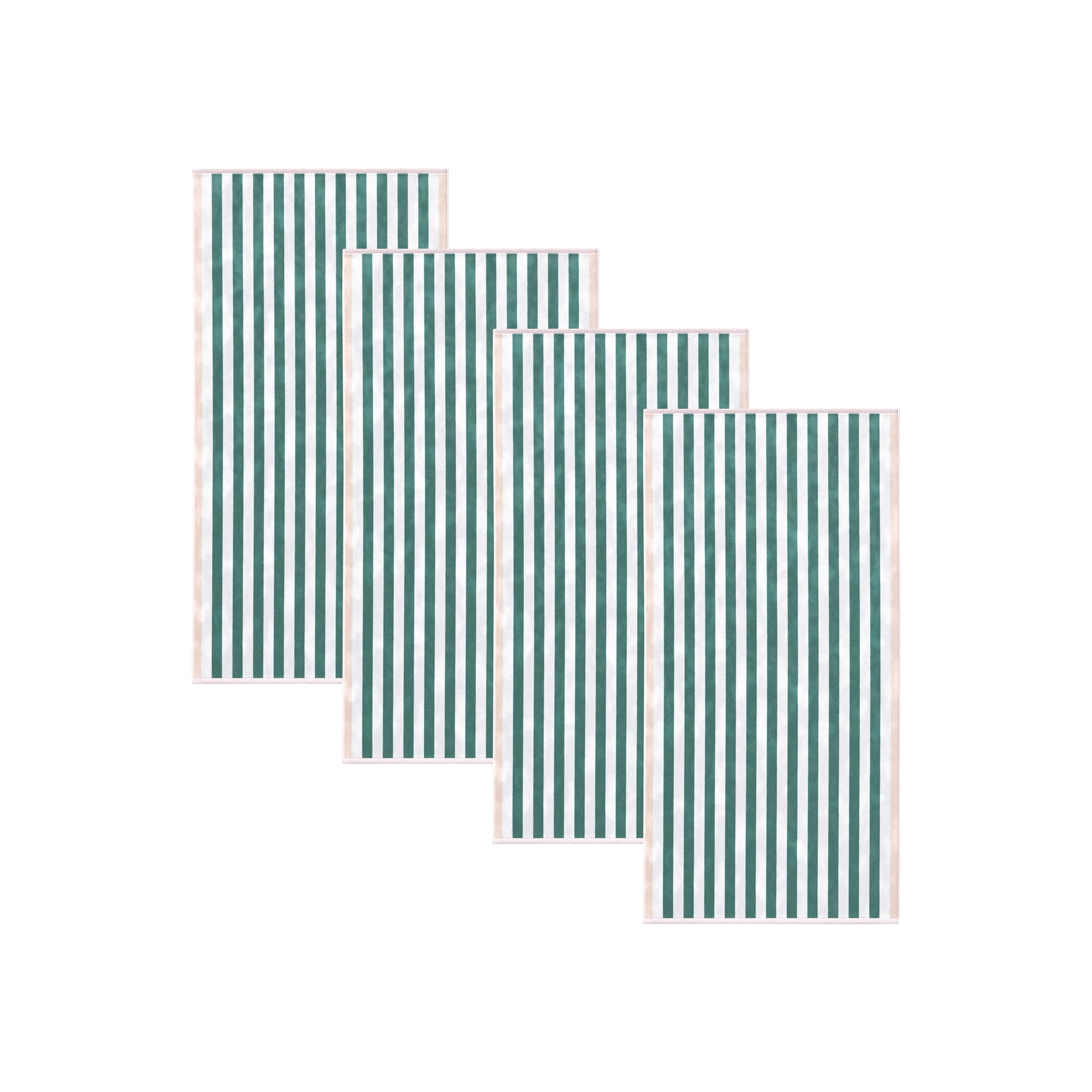 Oversized Striped Border Cabana Beach Towel - Santa Cruz