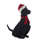 Lab Santa Hat Christmas Tree Topper Hand Felted Wool Arcadia Home - Che Cose Belle