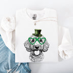 Labradoodle, Adorable Dog, St Patrick's Day, Lucky, Irish Sweatshirt - Che Cose Belle