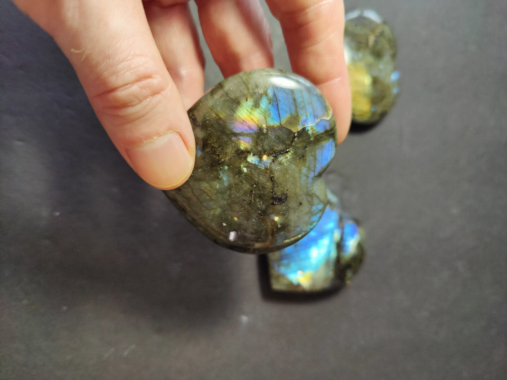 Labradorite Carved & Polished Heart - Che Cose Belle