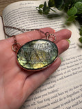 Labradorite Dog Necklace - Che Cose Belle