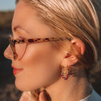 Labradorite Fringe Earrings - Che Cose Belle