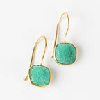 Lalita Blue Daisy Dangle Earrings - Che Cose Belle