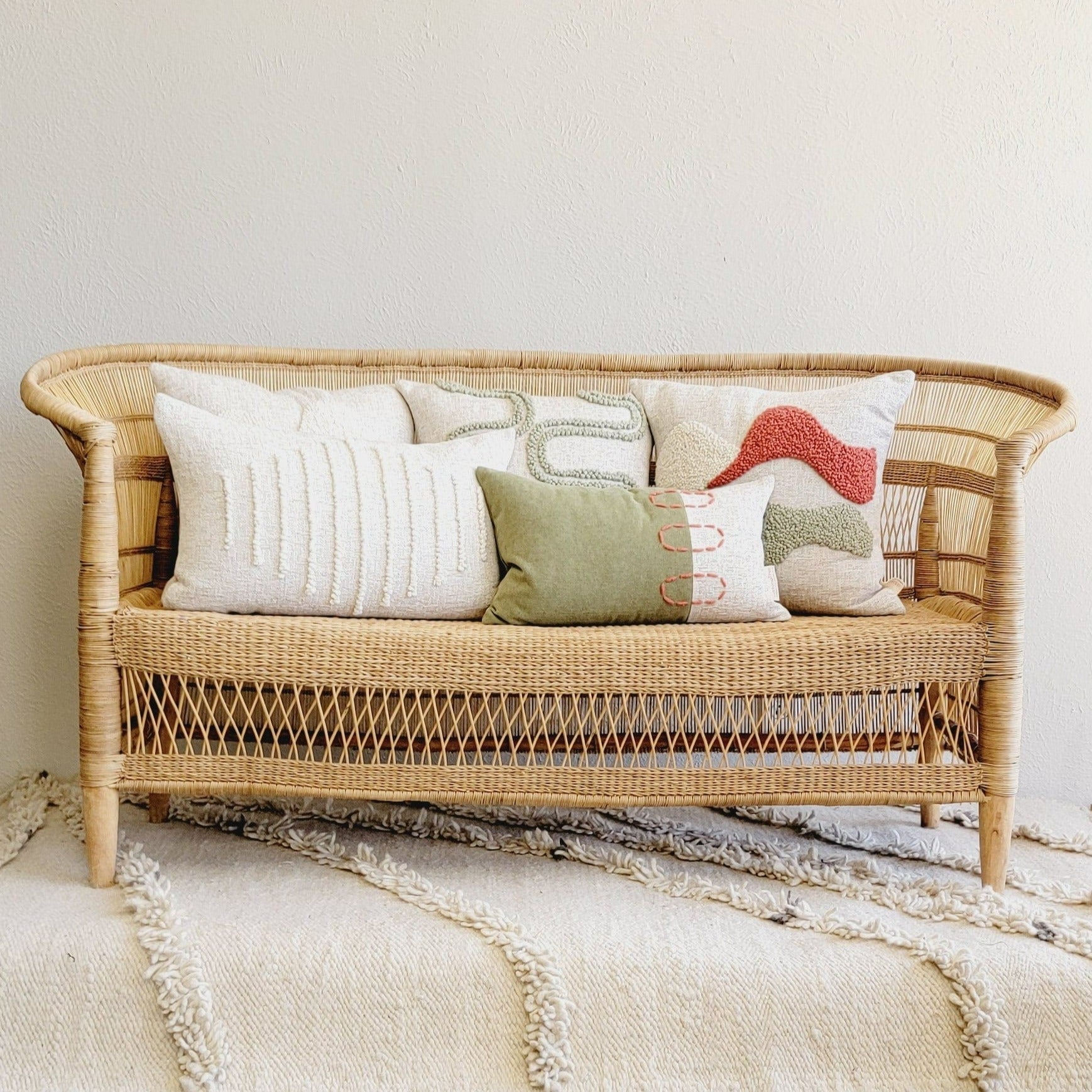 Landscapes Block Throw Pillow - Che Cose Belle