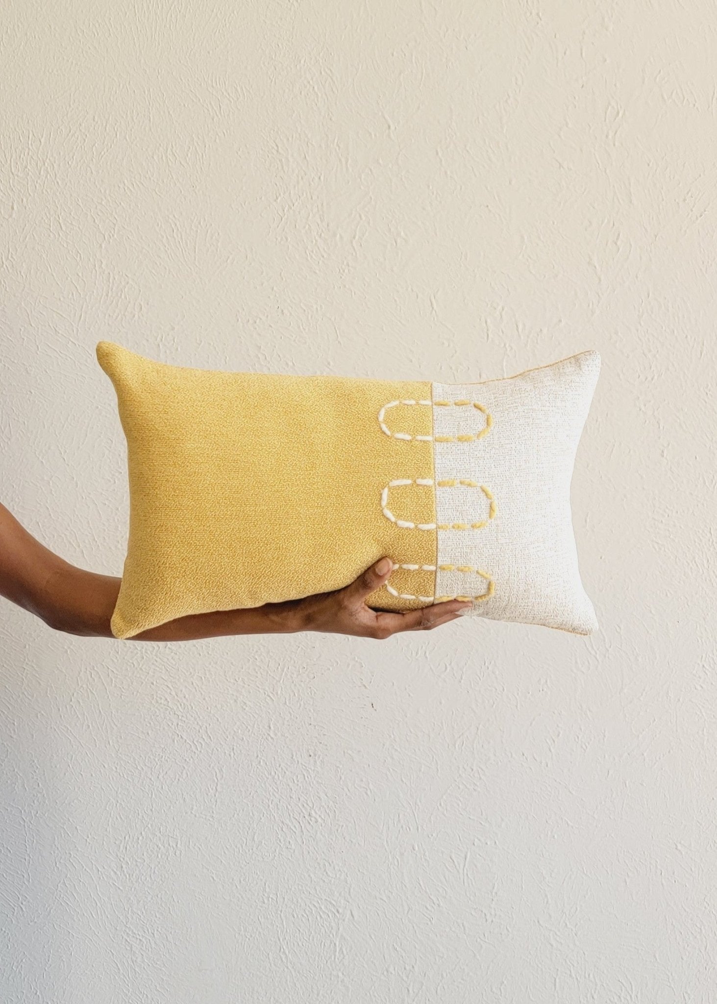 Landscapes Block Throw Pillow - Che Cose Belle