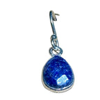 Lapis Drop Bertoni Earrings - Sterling Silver - Che Cose Belle