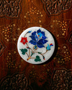 Lapis Lazuli Floral Coaster Set - Che Cose Belle