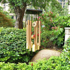 Large Copper Money Pendant Wind Chime Tubes Bells Copper Metal Pipe Chime Large Wind Chimes Bells Tubes Pendant Balcony Outdoor Yard Garden Home Decoration - Che Cose Belle