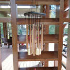 Large Copper Money Pendant Wind Chime Tubes Bells Copper Metal Pipe Chime Large Wind Chimes Bells Tubes Pendant Balcony Outdoor Yard Garden Home Decoration - Che Cose Belle