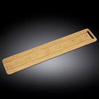 Large Feast Charcuterie Plating Set Including Long Bamboo Serving Tray And Square Bamboo Platters With Fine Porcelain Plates To Match - Che Cose Belle