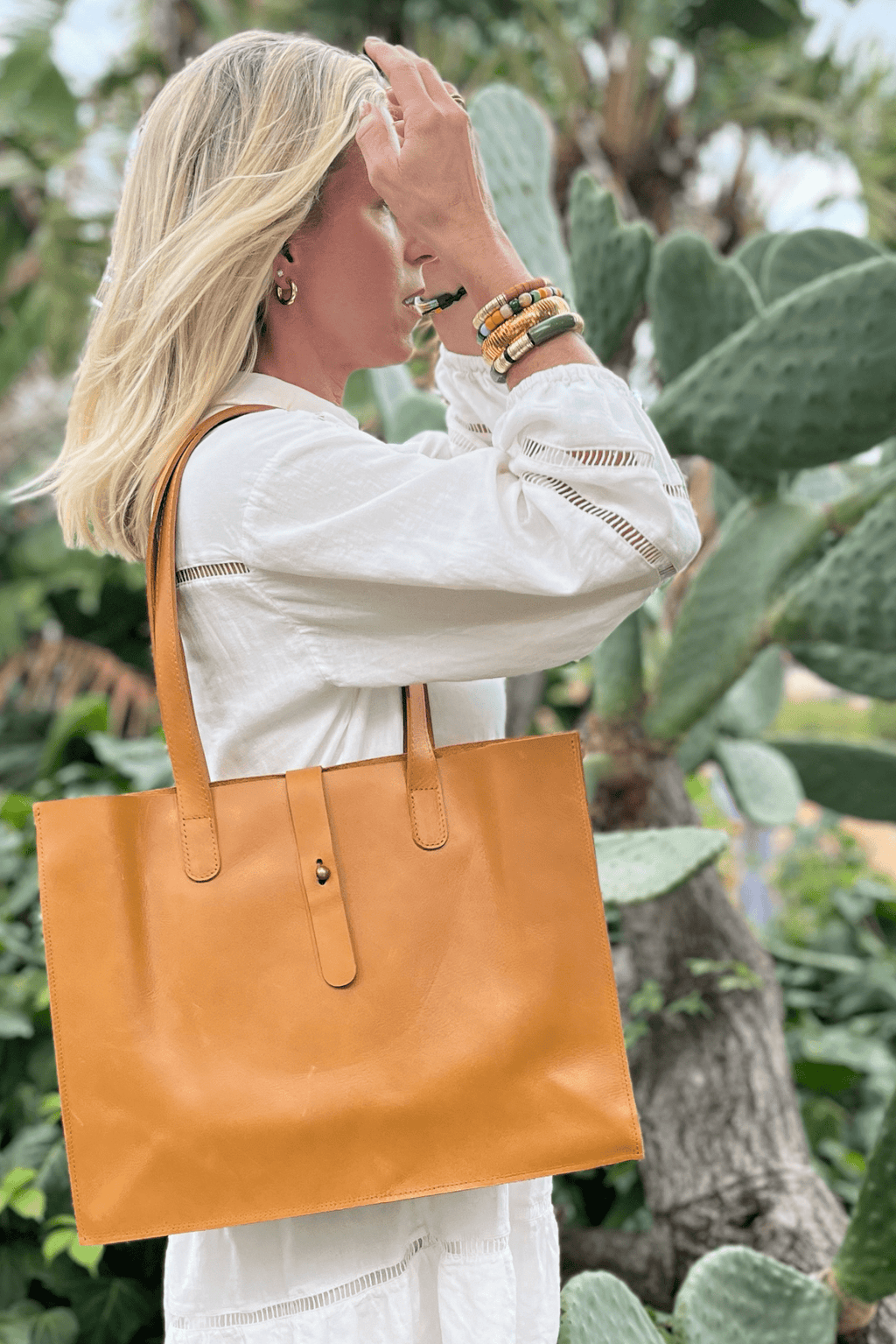 Large Leather Handbag - Che Cose Belle
