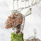 Large Standing Silver Deer Scented Potpourri Décor - Che Cose Belle