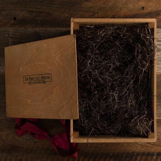 Fuhgettaboutit Cheese & Charcuterie Gourmet Gift Crate - Che Cose Belle