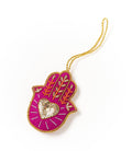 Larissa Plush Hamsa Felt Ornament - Handmade, Embroidered - Che Cose Belle