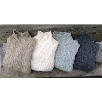 Lattice Cable Mock Sweater - Che Cose Belle