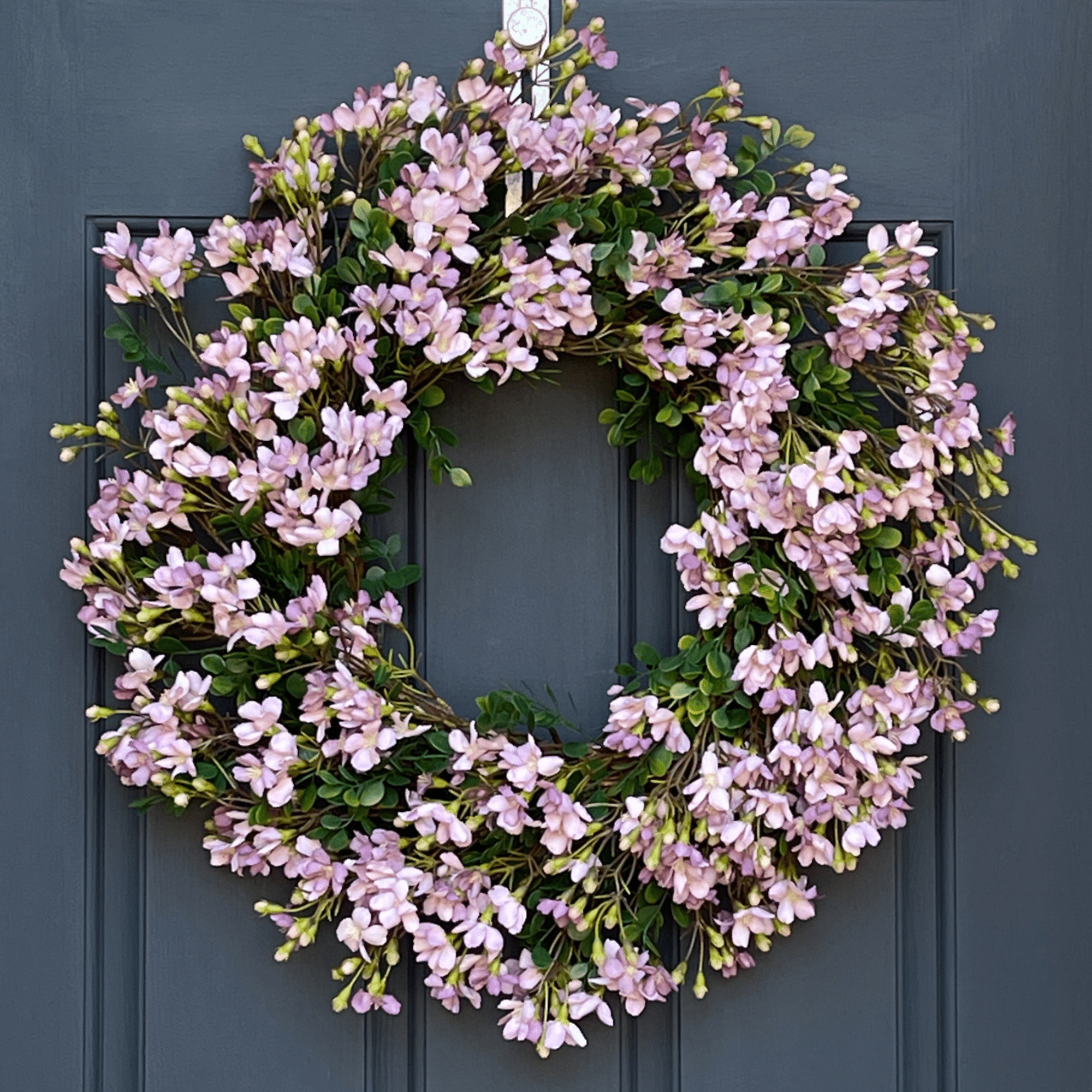 Lavender Cherry Blossom Spring Wreath - Che Cose Belle
