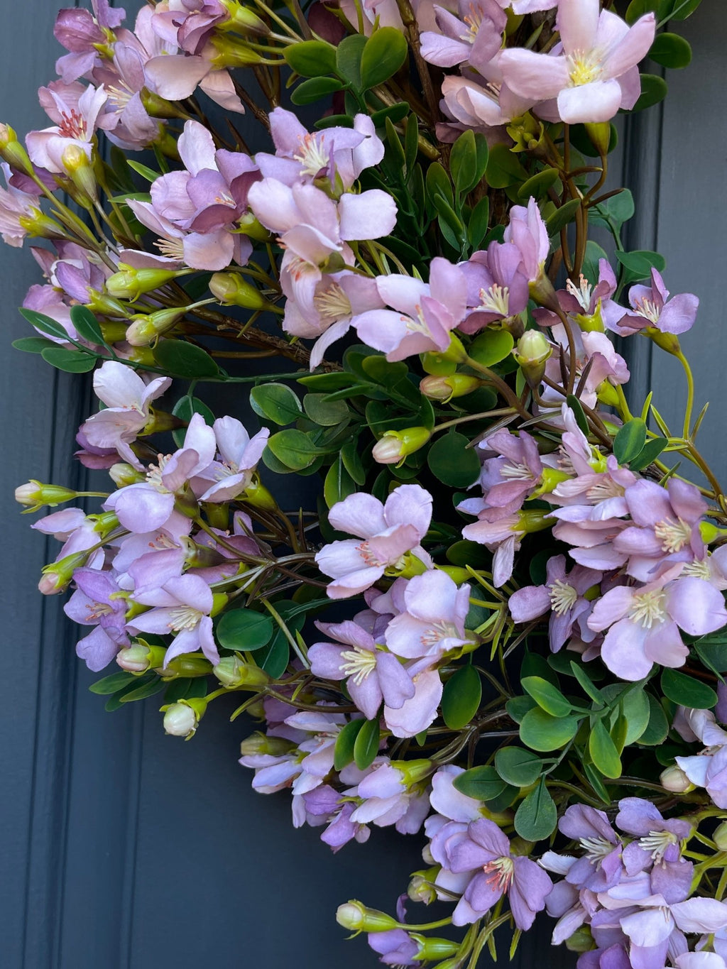 Lavender Cherry Blossom Spring Wreath - Che Cose Belle