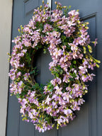 Lavender Cherry Blossom Spring Wreath - Che Cose Belle