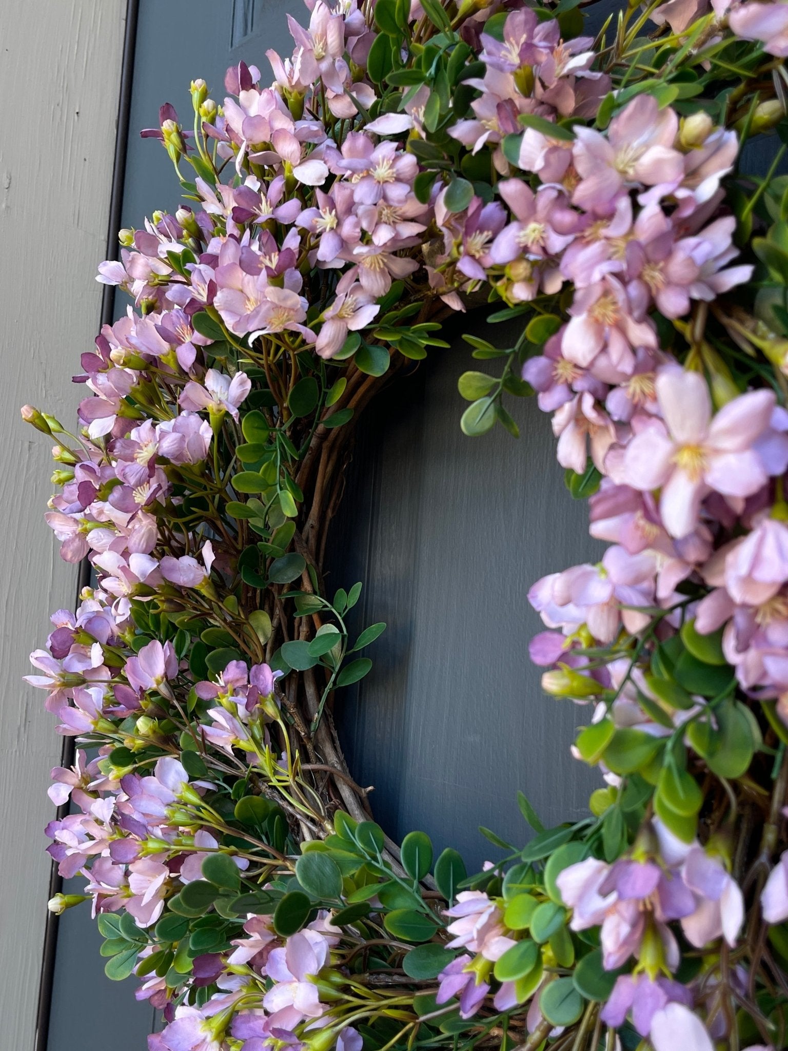 Lavender Cherry Blossom Spring Wreath - Che Cose Belle