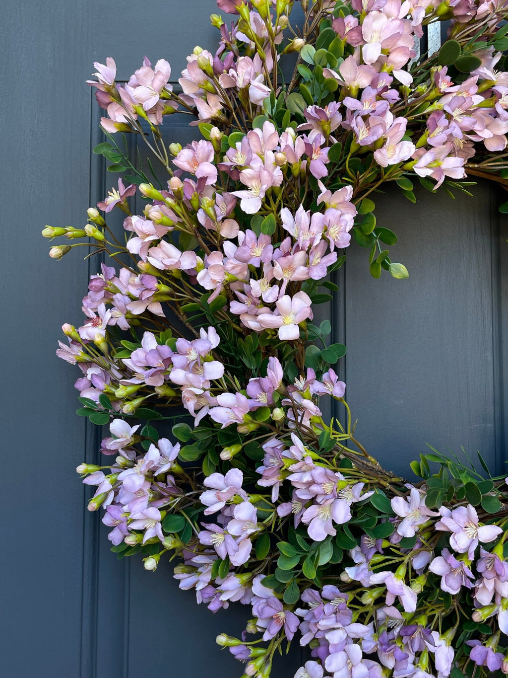 Lavender Cherry Blossom Spring Wreath - Che Cose Belle