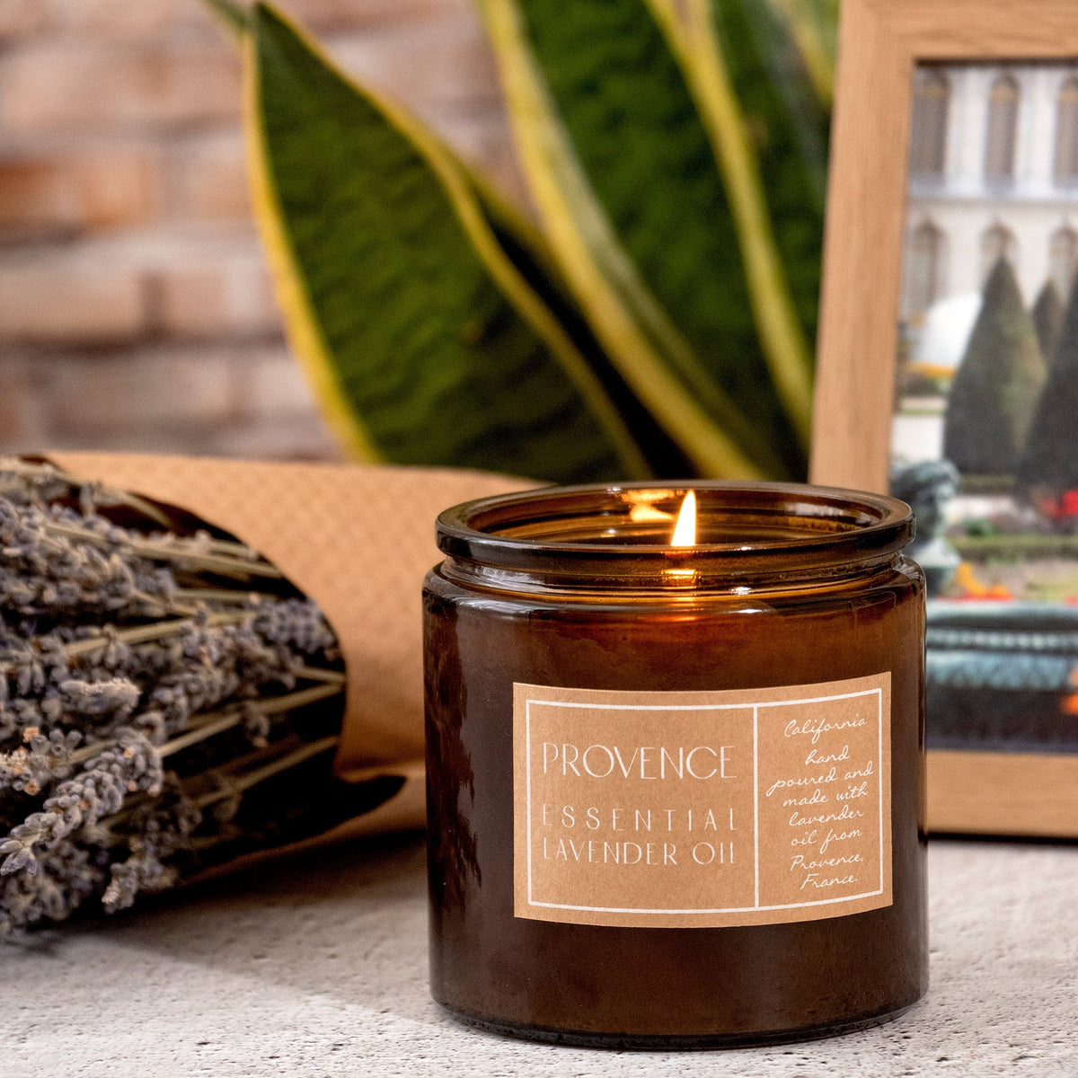 Lavender Essential Oil 10 oz Aromatherapy Candle - Che Cose Belle