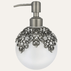 Lavinia Bloom – Modern Decorative Bathroom Accessory Handmade Soap Dispenser, 12 oz - Che Cose Belle