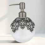 Lavinia Bloom – Modern Decorative Bathroom Accessory Handmade Soap Dispenser, 12 oz - Che Cose Belle