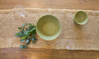 Lazio Crochet Raffia Table Runner, Woven Tabletop - Che Cose Belle