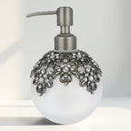 Lavinia Bloom – Modern Decorative Bathroom Accessory Handmade Soap Dispenser, 12 oz