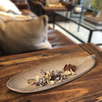 Leaf Design Wood Tray — Elegant Decorative MDF Tray for Home & Events - Che Cose Belle