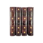 Leather Bound Antique Books: 1898 Int'l Library of Famous Literature (First Edition. 1 of 1000 copies - RARE) - Che Cose Belle