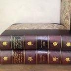 Leather Bound Antique Books: 1898 Int'l Library of Famous Literature (First Edition. 1 of 1000 copies - RARE) - Che Cose Belle