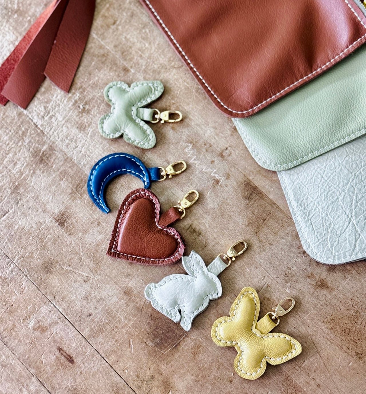 Leather Bunny Charm - Che Cose Belle