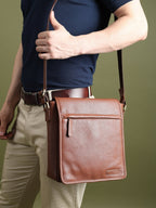 Leather Crossbody Bag for Travel Work - Che Cose Belle