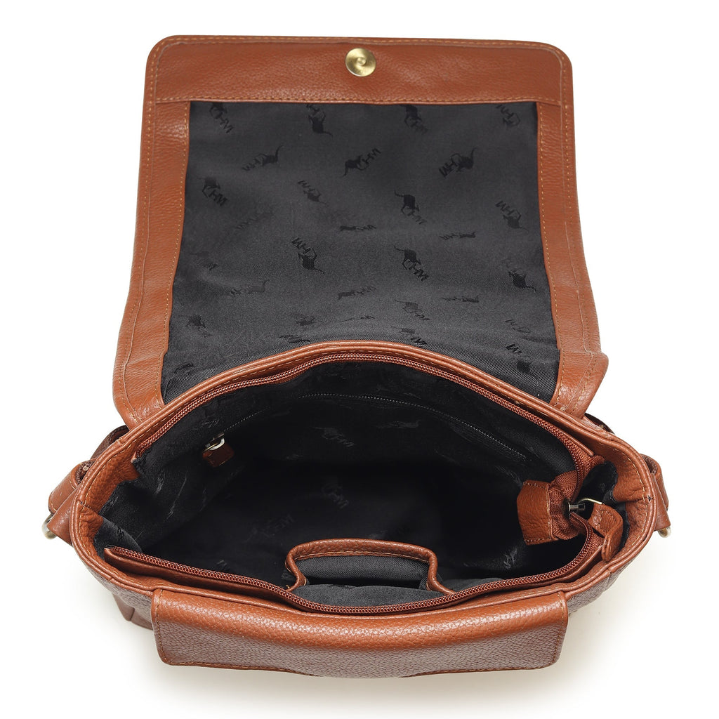 Leather Crossbody Bag for Travel Work - Che Cose Belle