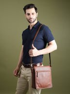 Leather Crossbody Bag for Travel Work - Che Cose Belle