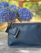 Leather Heart Charm - Che Cose Belle