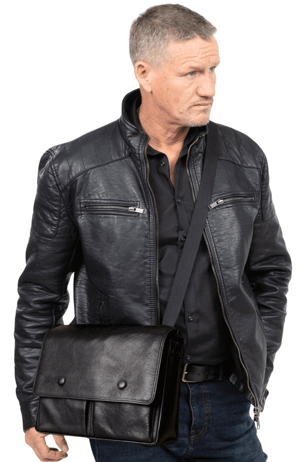 Leather Messenger Bag - Che Cose Belle