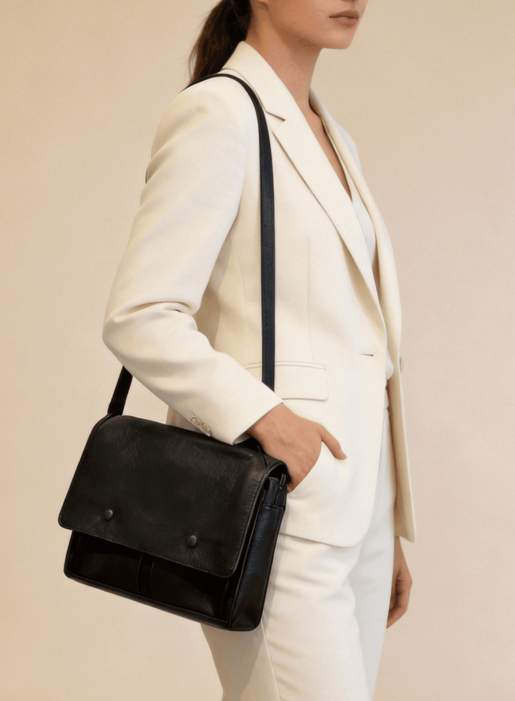 Leather Messenger Bag - Che Cose Belle
