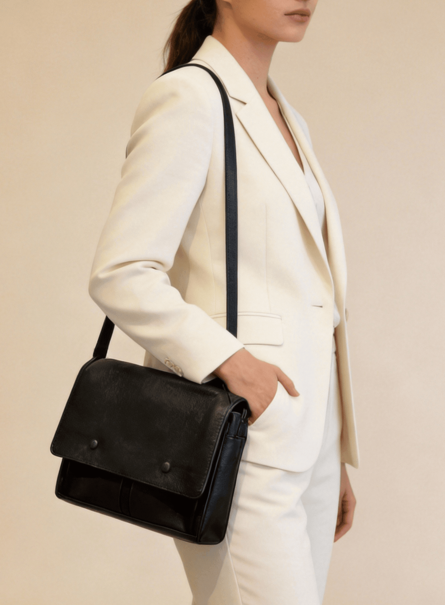 Leather Messenger Bag - Che Cose Belle