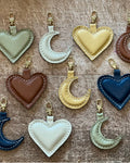 Leather Moon Charm - Che Cose Belle