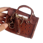 Leather Solid Color Fashion Tassel Mini Handbag - Che Cose Belle