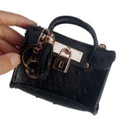 Leather Solid Color Fashion Tassel Mini Handbag - Che Cose Belle