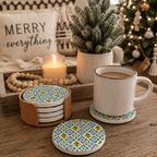 Mediterranean Lemon Coasters
