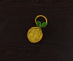 Lemon Napkin Ring – 3.5” Handwoven Iraca Palm – Artisan Summer Table Decor from Colombia - Che Cose Belle